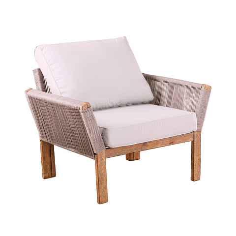 Image of Set of 2 patio accent chairs w/ cushions Image 3