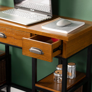 Small space writing desk with storage Image 6