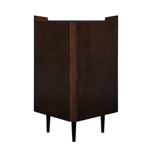 Corner home bar cabinet with storage Image 8