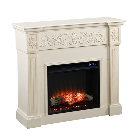 Image of Timelessly designed electric fireplace with touch screen Image 6