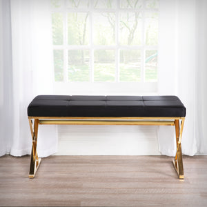 Upholstered bench for entryway or bedroom Image 1