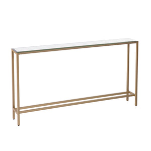 Narrow console table with mirrored top Image 6