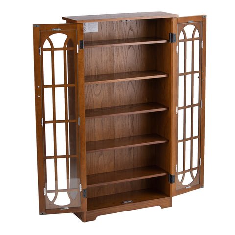 Image of Double-door cabinet w/ media storage Image 6