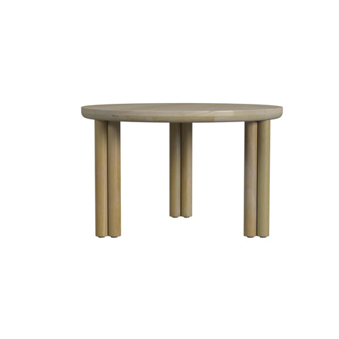 Image of Round, artisanal-style coffee table Image 4