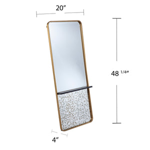 Decorative hanging mirror with storage Image 6