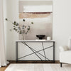 Faux marble console table Image 1