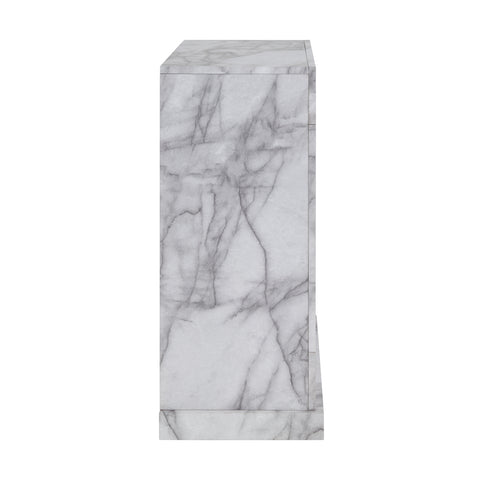 Image of Faux marble electric fireplace Image 6