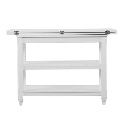 Image of Sofa table expands to kitchen or dining table Image 3