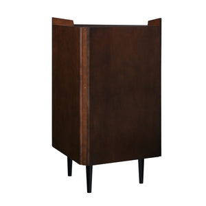 Corner home bar cabinet with storage Image 9