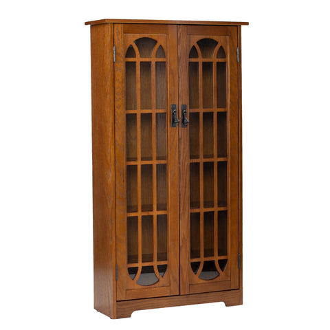 Image of Double-door cabinet w/ media storage Image 5