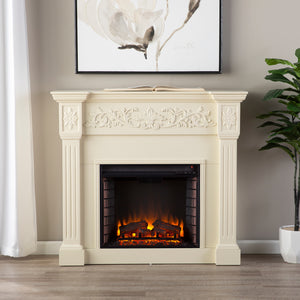 Timelessly designed electric fireplace Image 1