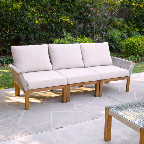 Image of Outdoor sofa w/ removable cushions Image 1