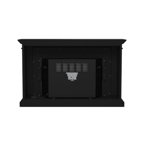 Image of Widescreen electric fireplace with faux stone surround Image 6