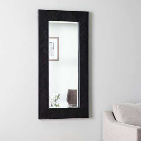 Image of Decorative mirror with reclaimed wood frame Image 1