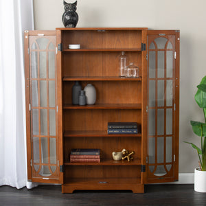 Double-door cabinet w/ media storage Image 8