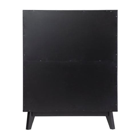 Image of Elevated black accent cabinet  Image 10