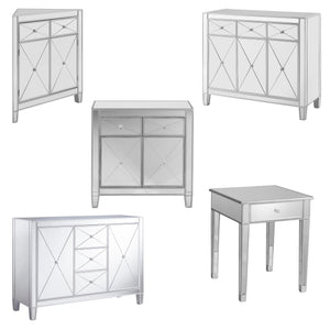 Ultra chic mirrored accent cabinet Image 10