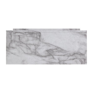 Faux marble electric fireplace Image 9