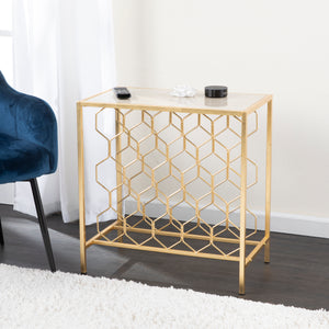 Wine storage rack or decorative side table Image 5