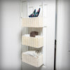 Cortovo Over-The-Door 3-Tier Basket Storage - White