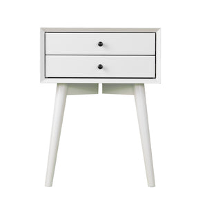 White on white nightstand Image 3