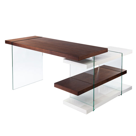 Image of Modern L-shaped office desk Image 3