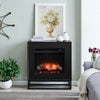 Modern electric fireplace mantel Image 1