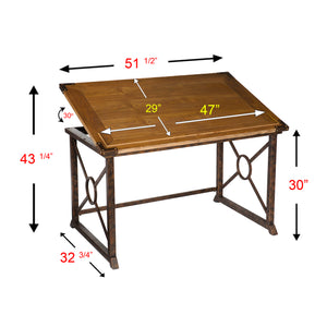 Adjustable tabletop tilts up to 30 degrees for ergonomic comfort at any task Image 9