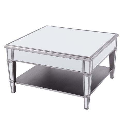 Image of Mirrored coffee table w/ storage Image 9