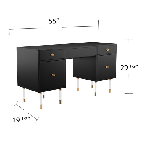 Image of Spacious student desk w/ storage Image 9