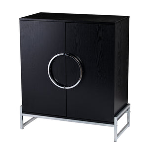 Modern bar cabinet w/ wine storage Image 7