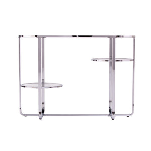 Maxina Mirrored Console Table w/ Storage