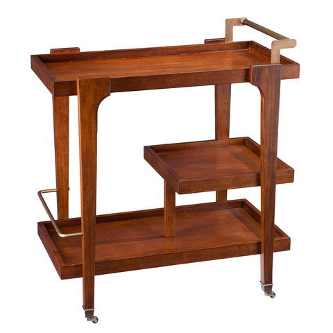 Image of Holly & Martin Zhori Midcentury Modern Bar Cart