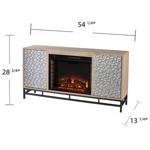 Electric fireplace w/ media storage Image 10