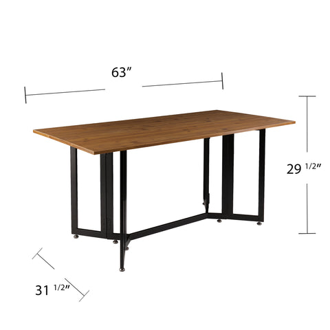 Image of Versatile drop-leaf dining table Image 7