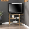 TV stand accommodates a flat screen TV up to 33.25" W overall Image 1