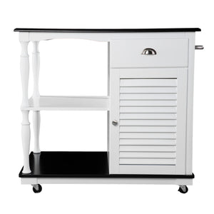 Muxlow Rolling Kitchen Island w/ Storage