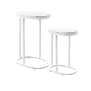 Pair of matching outdoor accent tables Image 7