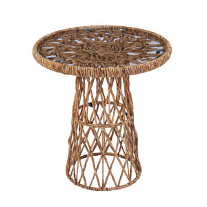 Nyborn Water Hyacinth Accent Table