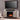 Fireplace media console w/ storage Image 1