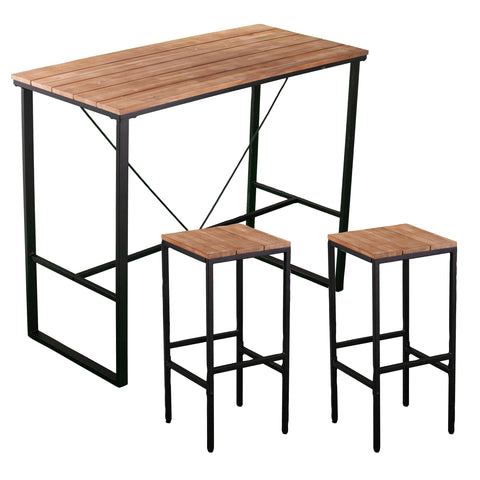 Image of Venallo Indoor/Outdoor Barstools - 2pc Set