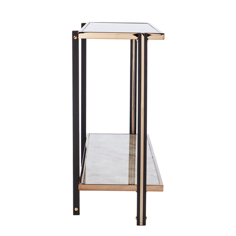 Image of Thornsett Console Table w/ Mirrored Top