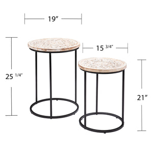 Pair of matching side tables Image 4