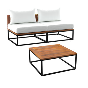 Modular patio loveseat w/ matching coffee table Image 6