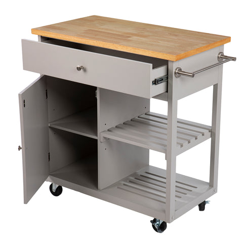 Image of Rolling Kitchen Island w/ Storage