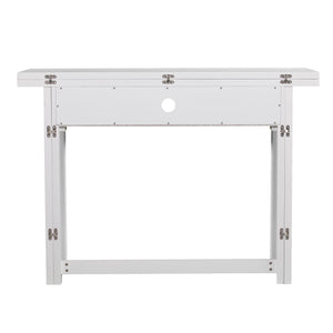 Sofa table converts to breakfast table Image 7