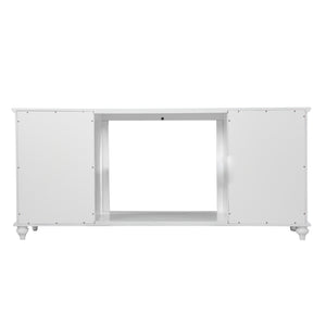 Low-profile media console w/ color changing fireplace Image 6