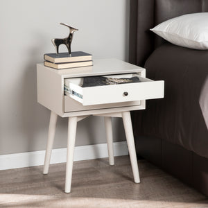 White on white nightstand Image 2