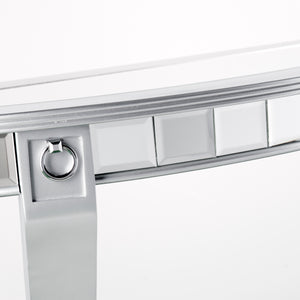 Mirrored console table w/ display storage Image 9