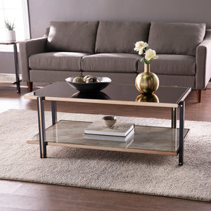 Thornsett Cocktail Table w/ Mirrored Top